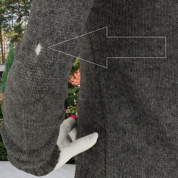 Braemar Light Wool Grey Sweater S, Vintage Casual Chicr9a - Picture 8 of 10